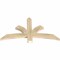 Ekena Millwork Davenport Rough Sawn Timber Gable Bracket, Douglas Fir, 48"W x 26"H x 2"D x 4"F, 13/12 Pitch GBW048X26X0204DAV00RDF - alternate 5